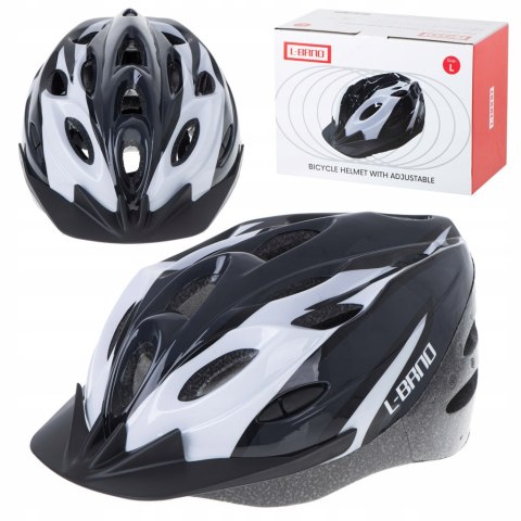 Kask rowerowy regulowany na rower L 58-62cm L-BRNO