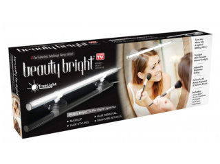 BEAUTY BRIGHT lampka LED na lustro przyssawki etui