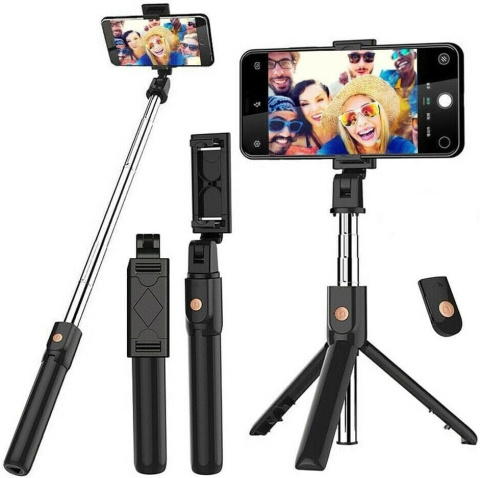 Kijek do selfie tripod bluetooth statyw pilot BT