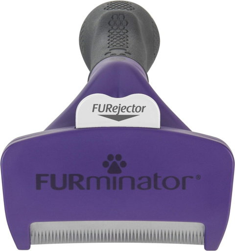 Furminator dla średniego dużego kota do krótkiej sierści zgrzebło M/L