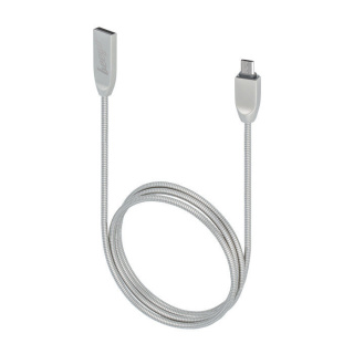 Kabel micro USB - USB Beeyo 1m 100cm srebrny