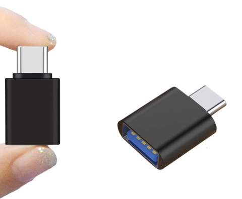 Przejściówka adapter USB-A do USB-C Transmisja danych ładowanie Plug & Play