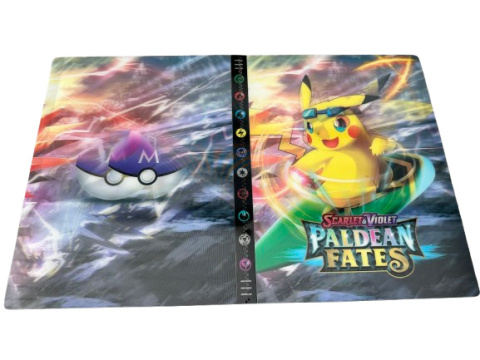 Album klaser na karty Pokemon Pikachu Paldean 432 szt 3D duży xxl