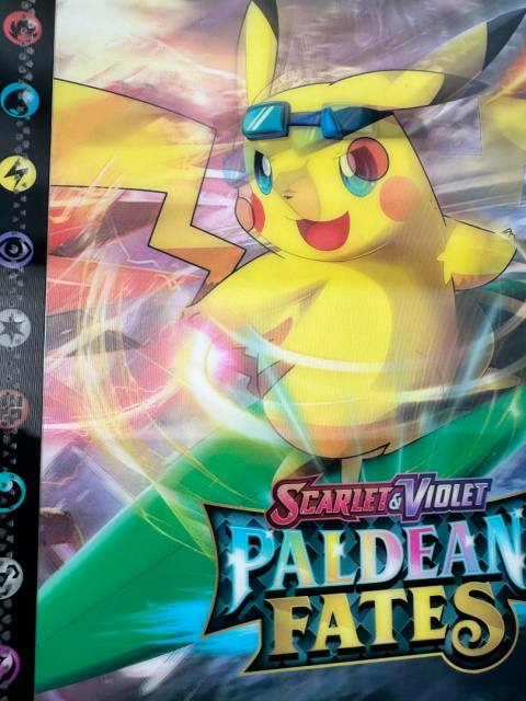 Album klaser na karty Pokemon Pikachu Paldean 432 szt 3D duży xxl