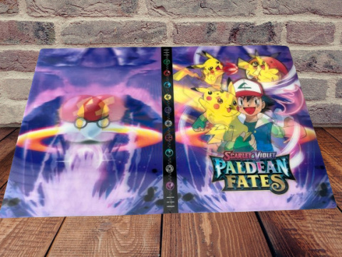 Album klaser na karty Pokemon Pikachu Ash Ketchum 432 szt 3D duży xxl