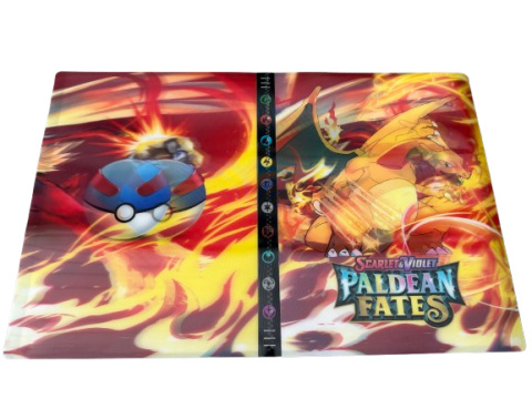 Album klaser na karty Pokemon Charizard 432 szt 3D duży xxl