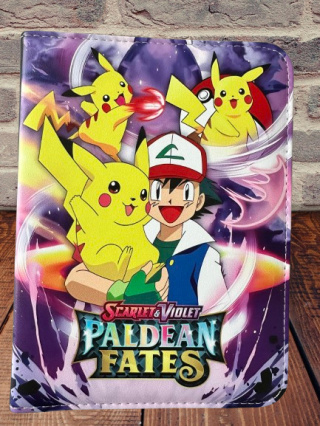 Album segregator na 400 kart Pokemon Pikachu Paldean Faces Scarlet