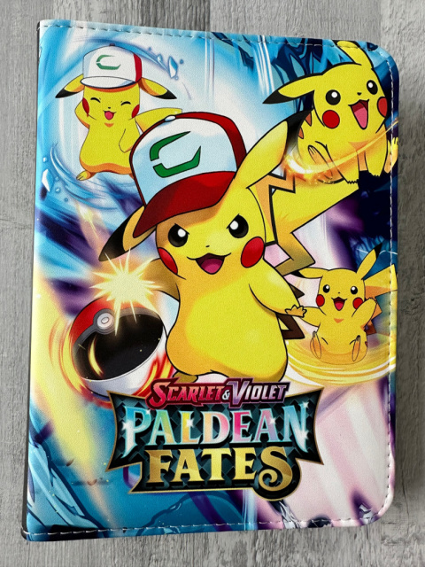 Album segregator na 400 kart Pokemon Pikachu Paldean Faces Scarlet