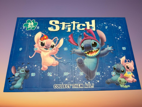 Kalendarz Adwentowy Stitch Świąteczny Świat Niespodzianek