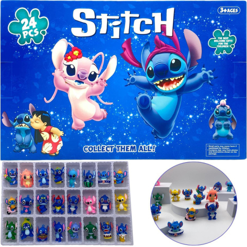 Kalendarz Adwentowy Stitch Świąteczny Świat Niespodzianek