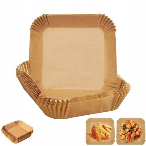 100x Papierowe wkłady do frytkownicy beztłuszczowej Air Fryer