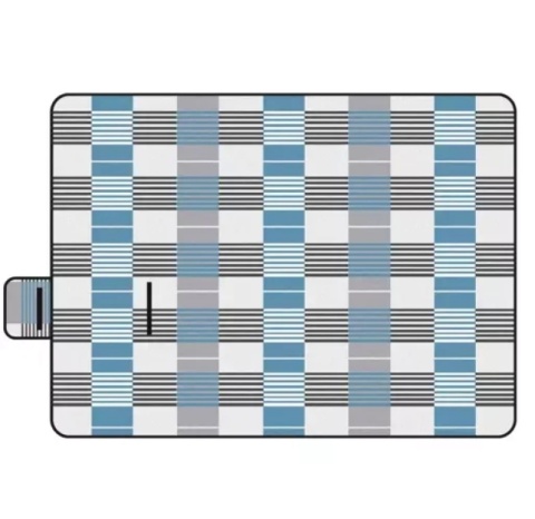 Koc plażowy piknikowy duża mata z izolacją 200 x 200cm wodoodporna polarowa
