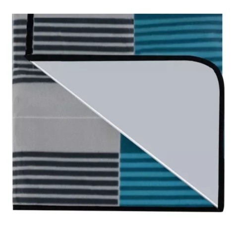 Koc plażowy piknikowy duża mata z izolacją 200 x 200cm wodoodporna polarowa