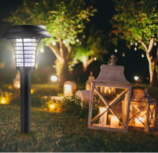 Lampa solarna na owady 2w1 lampka owadobójcza Grundig