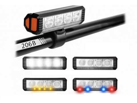 Lampka rowerowa przednia LED z funkcją power banku 4 tryby USB