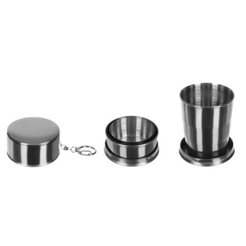 Naczynia turystyczne zestaw 18el. garnki sztućce patelnia czajnik kubki