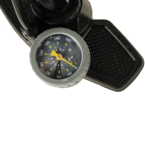 Pompka rowerowa z manometrem 11 bar podłogowa do roweru piłek ręczna