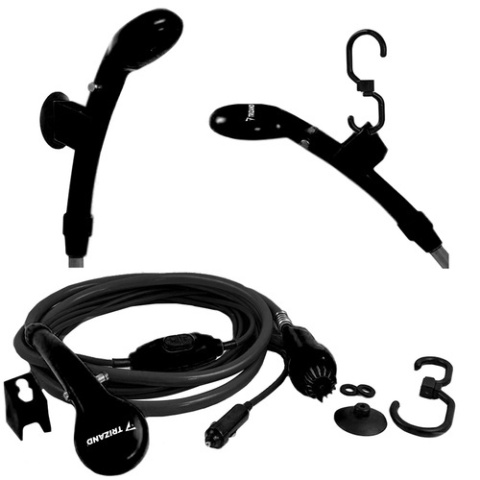 Prysznic turystyczny przenośny kempingowy natrysk samochodowy 12V 3A