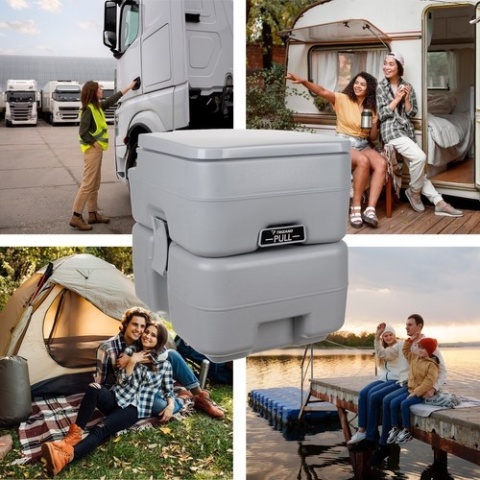 Toaleta przenośna turystyczna modułowa WC kempingowa na działke 20l