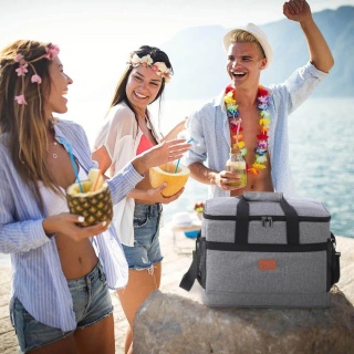 Torba termiczna 28l lodówka plażowa piknikowa turystyczna duża