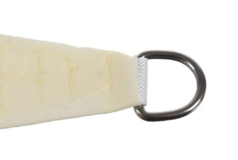 Żagiel przeciwsłoneczny 4x4x4 trójkątny do ogrodu tarasu beżowy