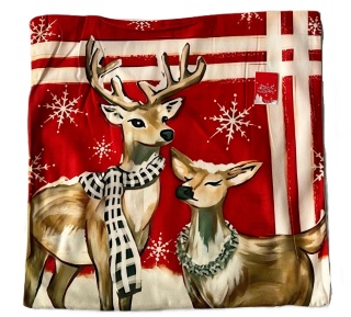 4x poszewki Świąteczne 45 x 45 na poduszki Boże Narodzenie poszewka 7027