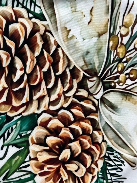 4x poszewki Świąteczne 45 x 45 na poduszki Boże Narodzenie poszewka 7028