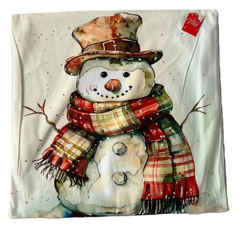 4x poszewki Świąteczne 45 x 45 na poduszki Boże Narodzenie poszewka 7028