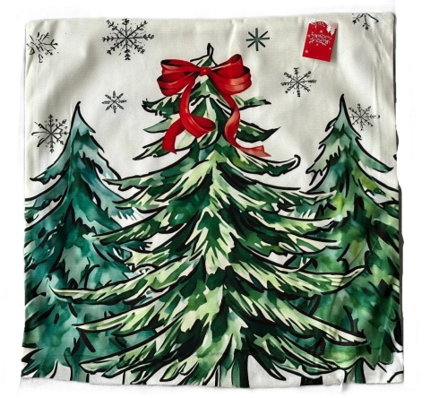 4x poszewki Świąteczne 45 x 45 na poduszki Boże Narodzenie poszewka 7028