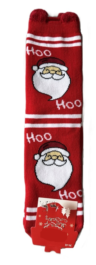 5x Skarpety świąteczne skarpetki mikołaj śmieszne ciepłe