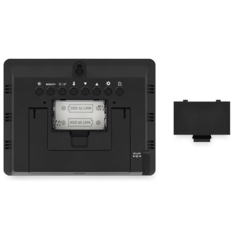 Bezprzewodowa Stacja Pogody LCD Czujnik Barometr Wilgotność Zegar Temperatura