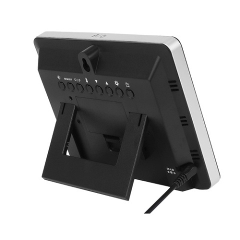 Bezprzewodowa Stacja Pogody LCD Czujnik Barometr Wilgotność Zegar Temperatura