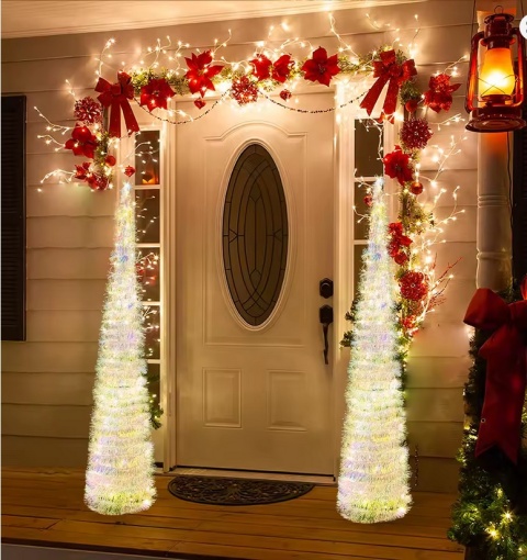 Choinka stożek stożkowa 150cm dekoracja ozdoba