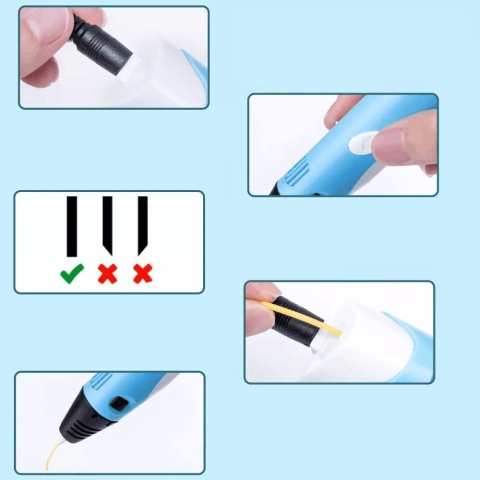 Długopis 3D dla dzieci wkłady do długopisu drukarka 3D kolory