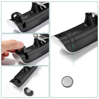 Elektroniczna waga bagażowa do 50 kg podróżna z paskiem nylonowym baterią