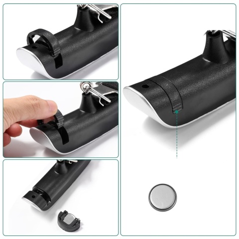 Elektroniczna waga bagażowa do 50 kg podróżna z paskiem nylonowym baterią