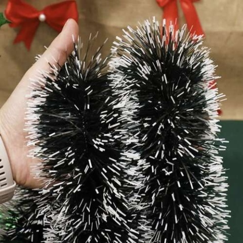 Girlanda choinkowa oszroniona łańcuch na choinkę 6m długa i gruba