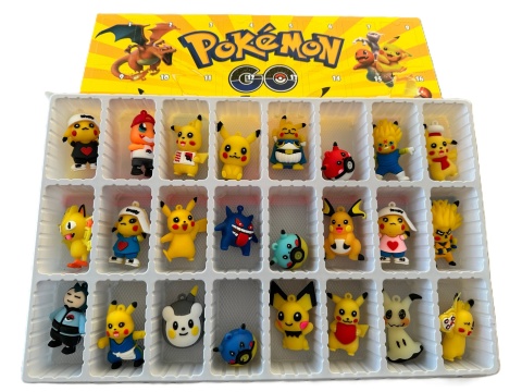 Kalendarz adwentowy Pokemon 24 niespodzianki Pikachu