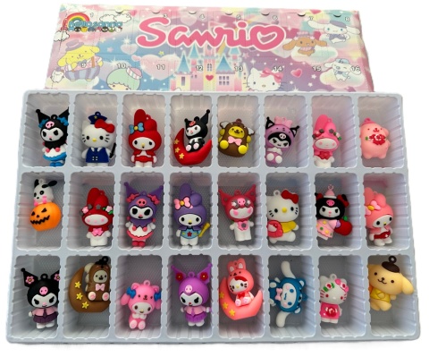 Kalendarz adwentowy Sanrio 24 niespodzianki figurki na prezent