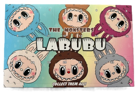 Kalendarz adwentowy Labubu 24 niespodzianki figurki na prezent