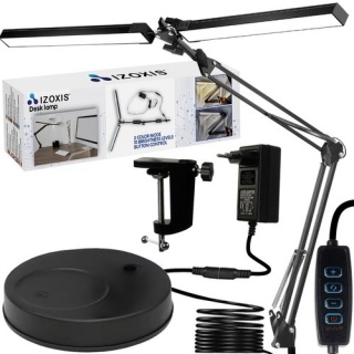 Lampa biurkowa kreślarska biurowa uchwyt stojak lampka 24w