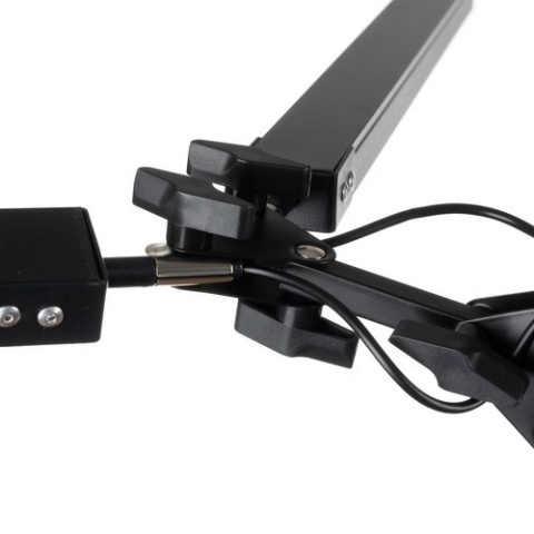 Lampa biurkowa kreślarska biurowa uchwyt stojak lampka 24w