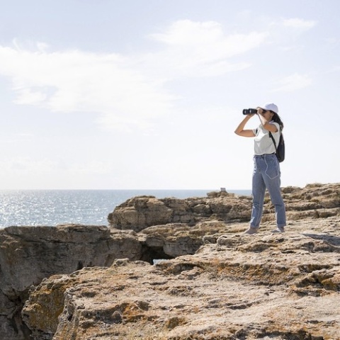 Lornetka myśliwska wojskowa turystyczna 10x50 zoom szklana optyka
