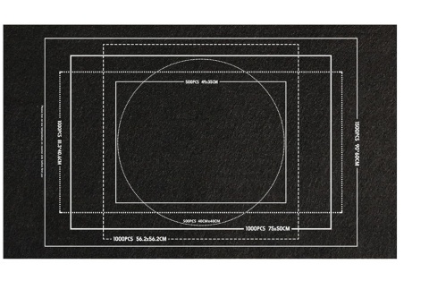 Mata filcowa do układania puzzli z akcesoriami 1500 plansza podkładka