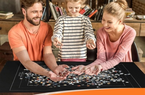 Mata filcowa do układania puzzli z akcesoriami 1500 plansza podkładka