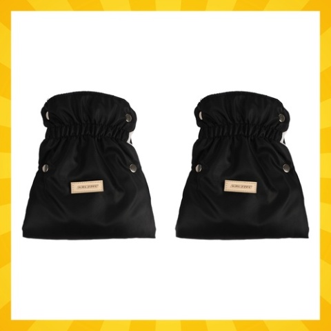 Mufki podwójne do wózka sanek rękawiczki ocieplane z pluszem wodoodporne