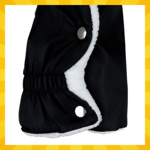 Mufki podwójne do wózka sanek rękawiczki ocieplane z pluszem wodoodporne