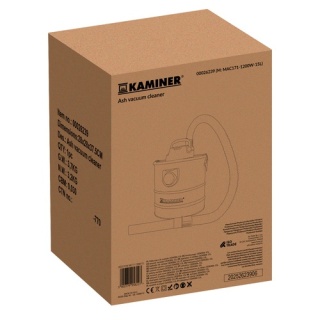 Odkurzacz przemysłowy bezworkowy do kominka popiołu pieca 15l dmuchawa