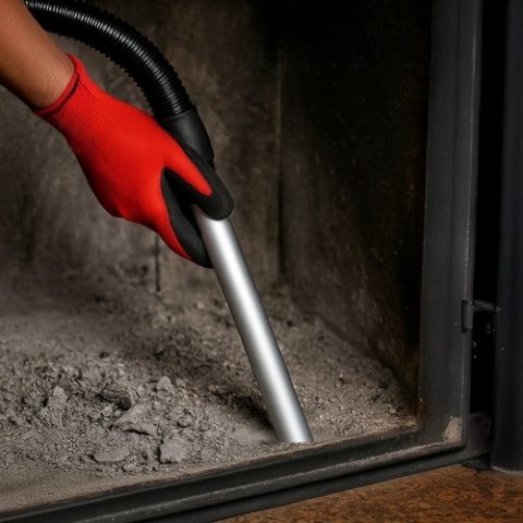 Odkurzacz przemysłowy żaroodporny bezworkowy do kominka popiołu pieca 20l