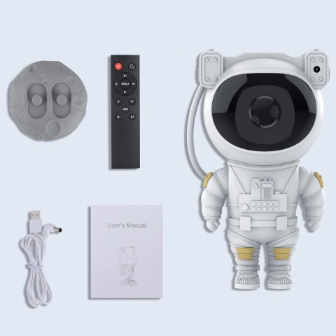 Projektor gwiazd Astronauta lampka nocna rzutnik LED dla dziecka + pilot